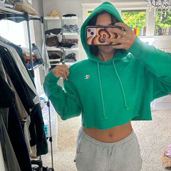 Champion cropped hooodie - Picture 2 of 2